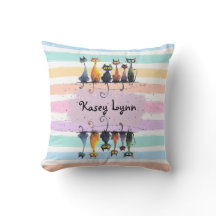 Super Cute Crazy Nom du chat Cadre Design sur ce