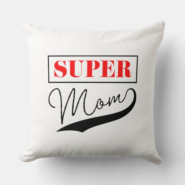 Coussin Super Maman (Recto)