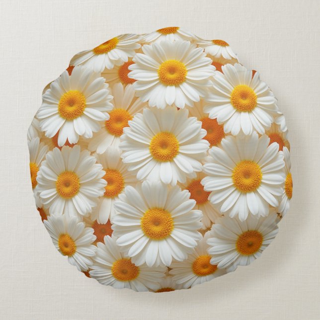coussin super mignon bouffé de marguerite (Dos)