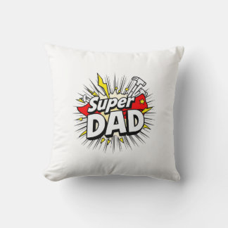 Coussin Super Papa Jrow Pillow - Confort héroïque pour pap