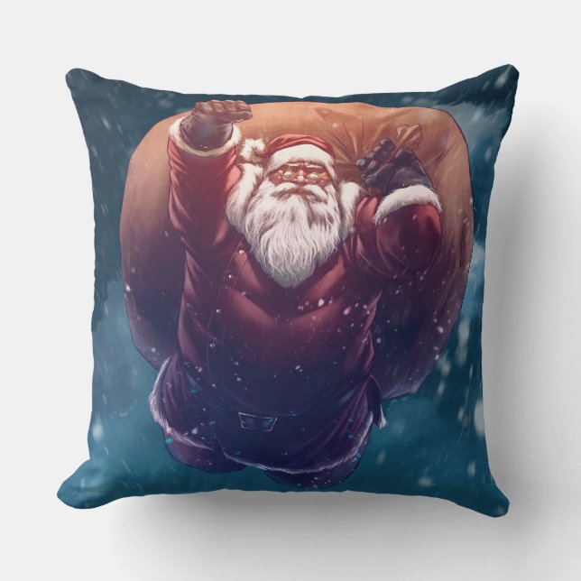 Coussin Super Père Noël (Recto)