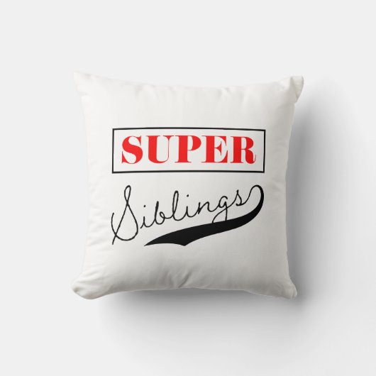 Coussin Super sibling (Recto)