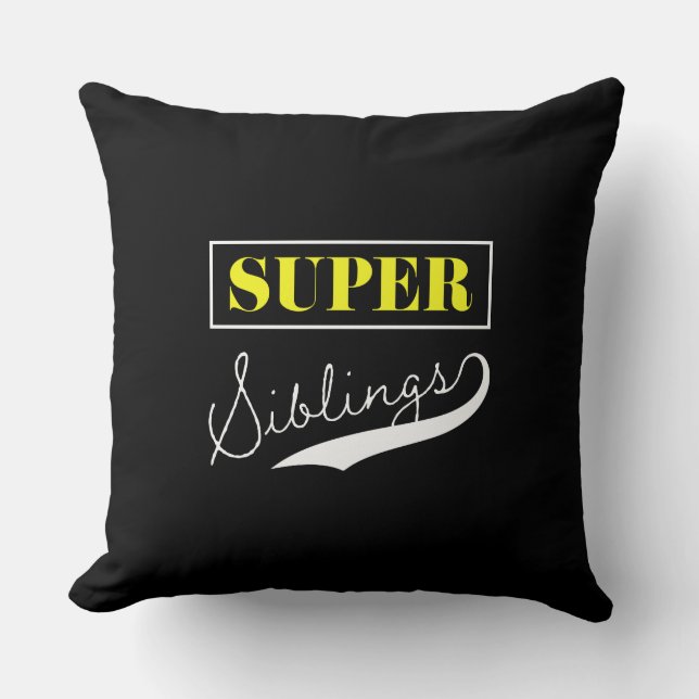 Coussin Super sibling (Recto)