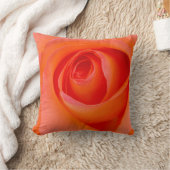 Coussin Superbe bourgeon de rose orange (Couverture)