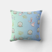 Coussin superbe design d'océan à deux tons (Verso)