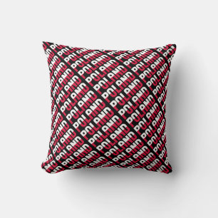 Coussin Superbe drapeau national de Pologne