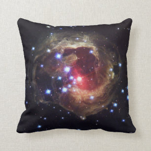 Coussin supergigantesque rouge d'étoile