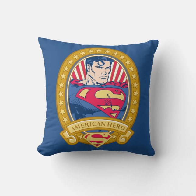 Coussin Superman American Hero (Recto)