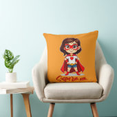 Coussin Supermom – Cute Mother Superhero Design (Chaise)