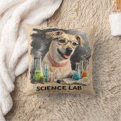 Coussin Superstar du Labo Scientifique Chien Mignon avec d (Couverture)