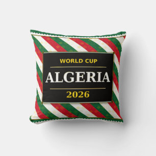 Coussin Supporteur de football algérien 2026 avec des moti