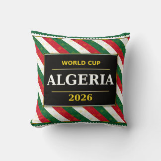 Coussin Supporteur de football algérien 2026 avec des moti