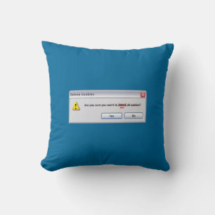 Coussin Supprimer les cookies