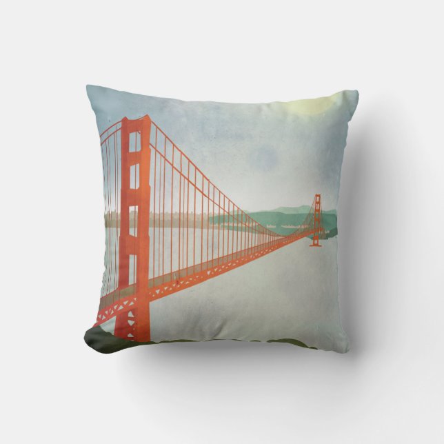 Coussin Sur golden gate bridge (Recto)