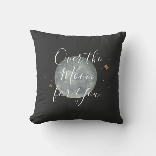 Coussin Sur la Lune et les étoiles (Recto)