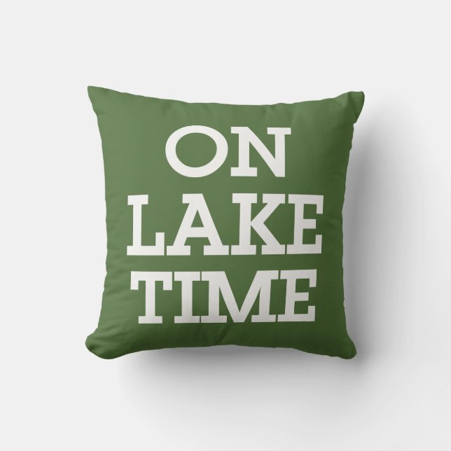 Coussin Sur le lac (Recto)