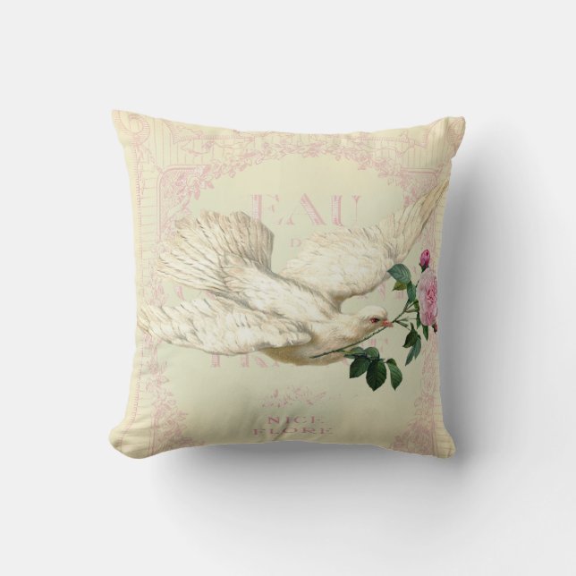Coussin Sur les ailes d'une colombe (Recto)