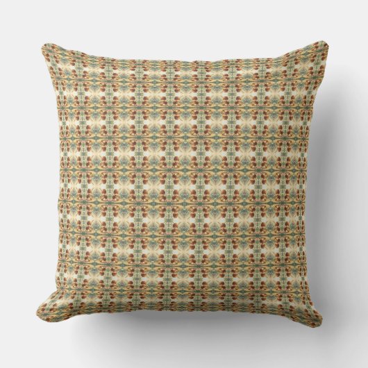 Coussin Sur les traces de l'or des fleurs (Recto)