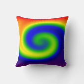Coussin Surf arc-en-ciel (Verso)