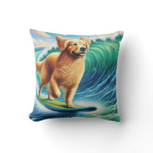 Surf Golden Retriever
