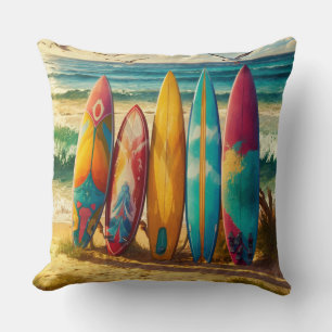 Coussin Surf Sur La Plage