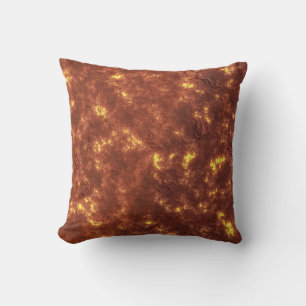 Coussin Surface de la planète volcanique de lave chaude
