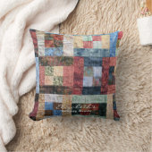 Coussin Surface de travail à atchwork vintage (Couverture)