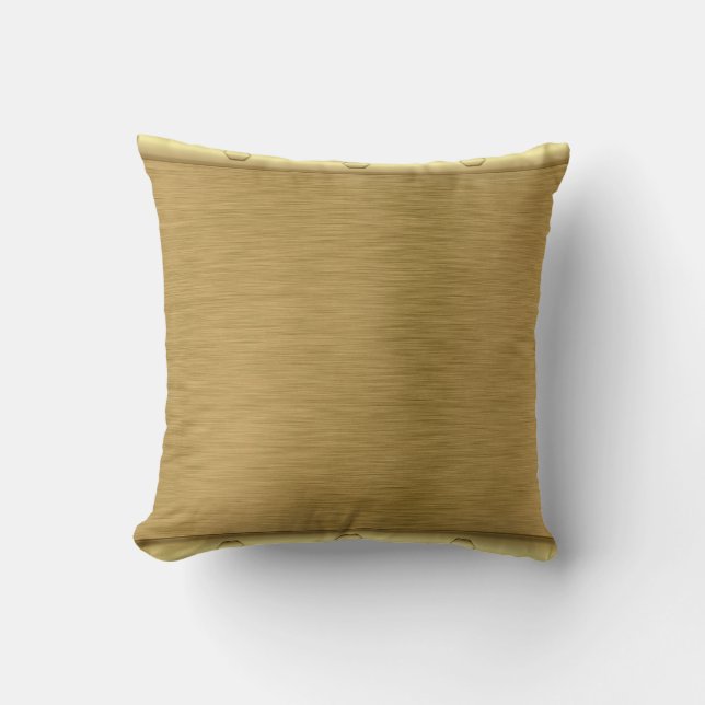 Coussin Surface d'or à texture métallique (Recto)