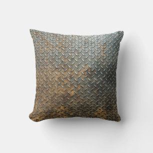 Coussin Surface métallique, arrière - plan de texture réfl