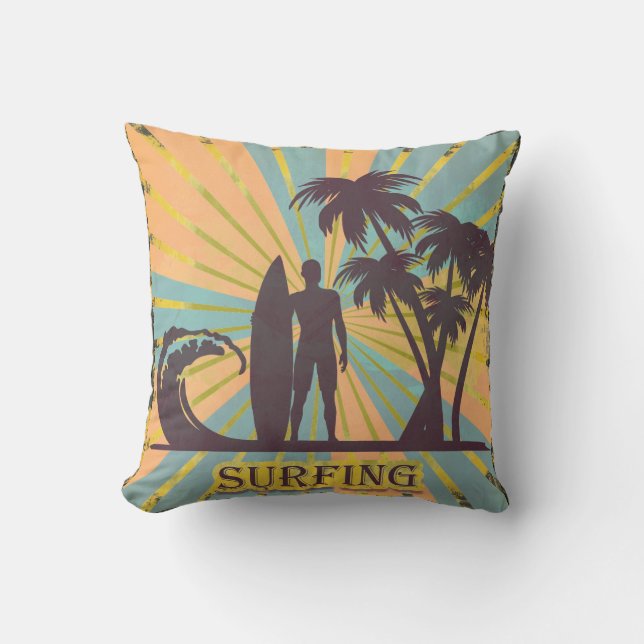 Coussin Surfer Dude Jeu d'oreiller (Recto)