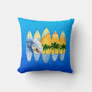 Coussin Surfer Et Surf