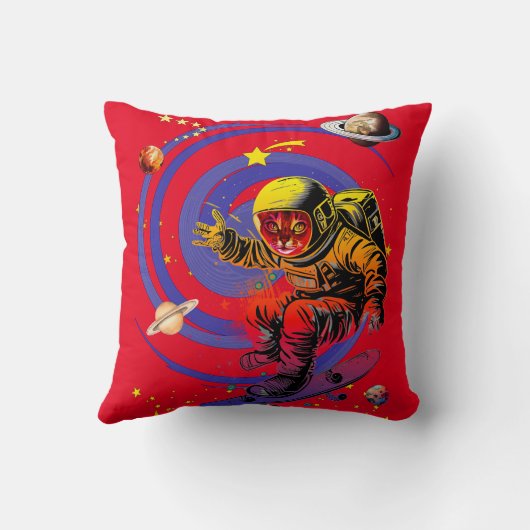 Coussin Surfer sur le vortex (Verso)