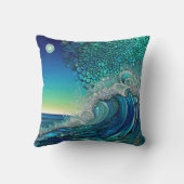 Coussin Surreal Surf Seascape (Verso)