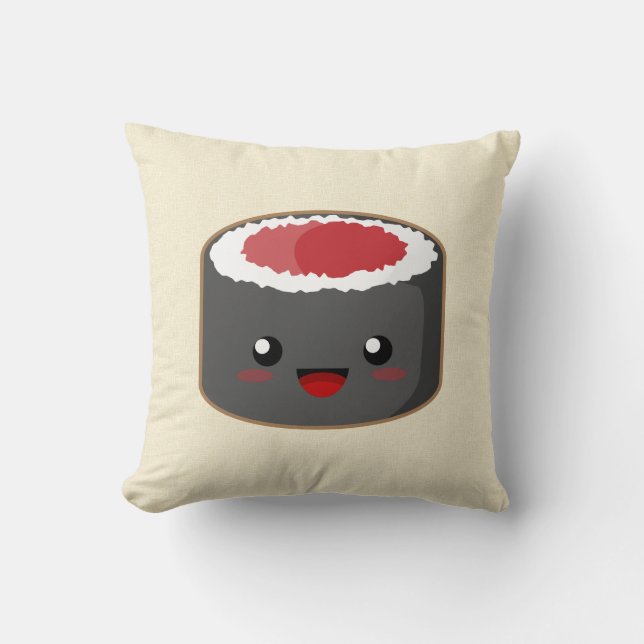 Coussin Sushi de Kawaii (Recto)