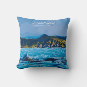 Coussin Svínafellsjökull, Islande - Vue sur le glacier