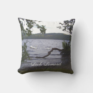 Coussin Swans sur Loch Lomond