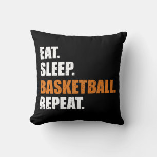 Coussin Sweat - shirt à capuche répété du basketball du so