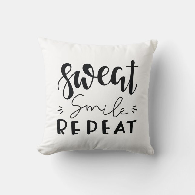 Coussin Sweat Smile Repeat (Recto)