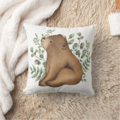 Coussin Sweet Baby Bear Woodland Forest Green Nursery (Couverture)