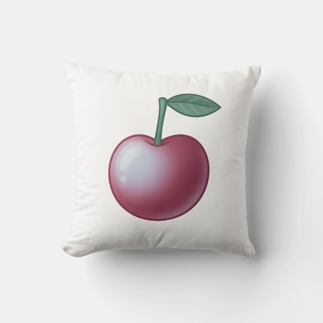 Coussin 🍒 Sweet Cherry Classic – Timeless Elegance (Recto)