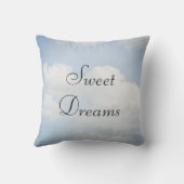 Coussin Sweet Dreams Ciel bleu, Nuages blancs (Verso)