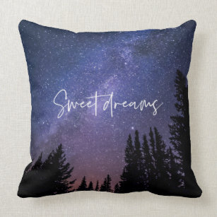 Coussin Sweet Dreams Galaxy Space Night Starry Sky
