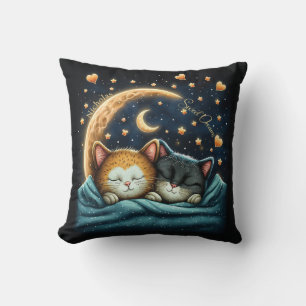 Coussin Sweet Dreams Jote Design Kitten Nom personnalisé