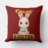 Coussin Sweet Easter Bunny – Cute Chocolate - almofada (Recto)