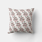 COUSSIN "SWEET GNOME/DIFFERENT SIDE" CHRISTMAS PILLOW (Verso)