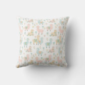 Coussin Sweet Pastel Llamas (Verso)