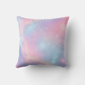 Coussin Sweet Pastel Starry Night Sky Cosmic Clouds (Verso)