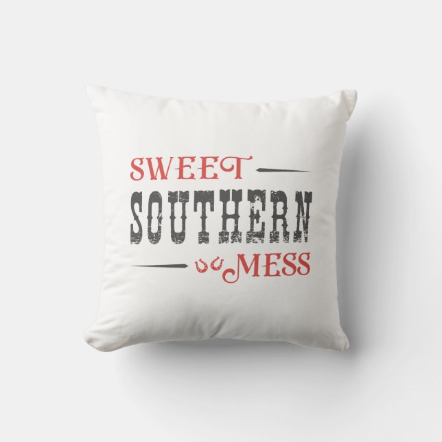 Coussin Sweet Southern Mess (Recto)