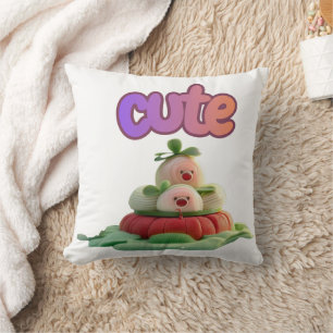Coussin Sweet Treats 3D Kawaii Art – T-Shirt Pastel Pastel
