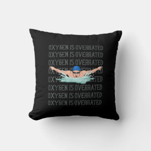 Coussin Swim Swimmer Amour Amoureux Nage Amusant Garçon Sp